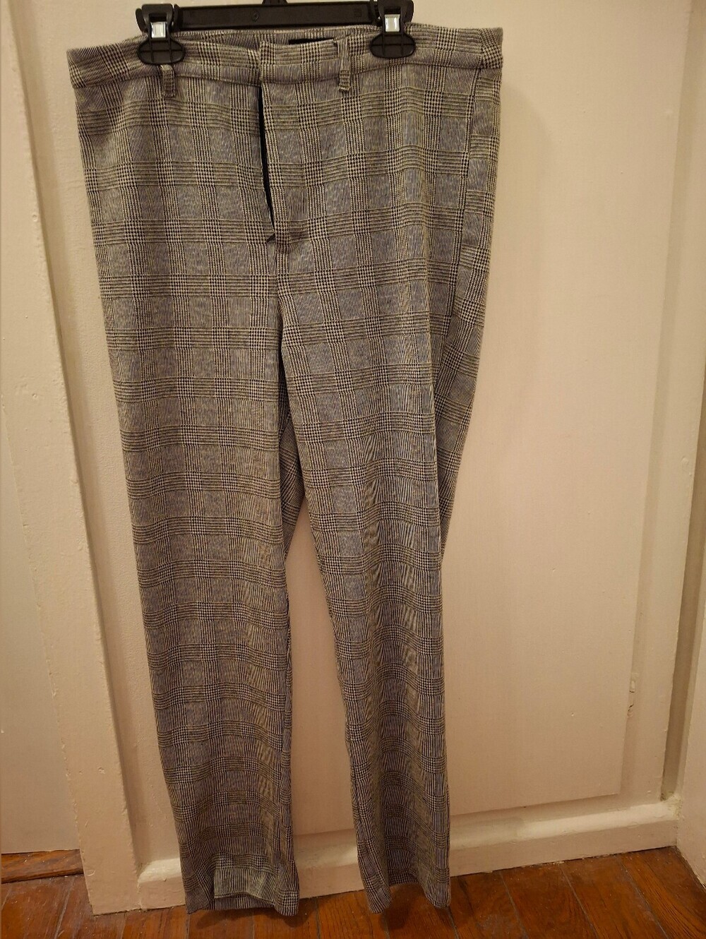 Black&White Checkered Dress Pants
